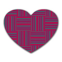 Pattern Heart Mousepads