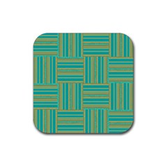 Pattern Rubber Coaster (square)  by Valentinaart