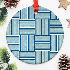 Pattern Round Ornament (two Sides) by Valentinaart