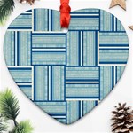 Pattern Heart Ornament (Two Sides) Front