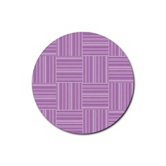 Pattern Rubber Round Coaster (4 Pack)  by Valentinaart