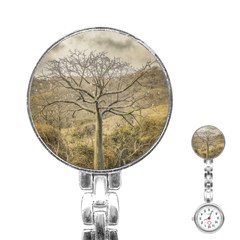 Ceiba Tree At Dry Forest Guayas District   Ecuador Stainless Steel Nurses Watch by dflcprints