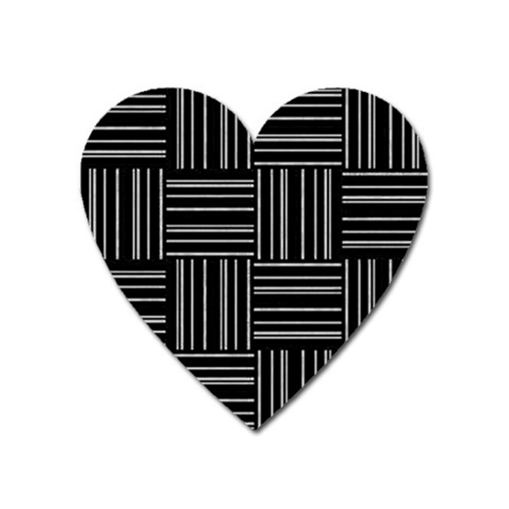 Pattern Heart Magnet