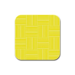 Pattern Rubber Square Coaster (4 Pack)  by Valentinaart