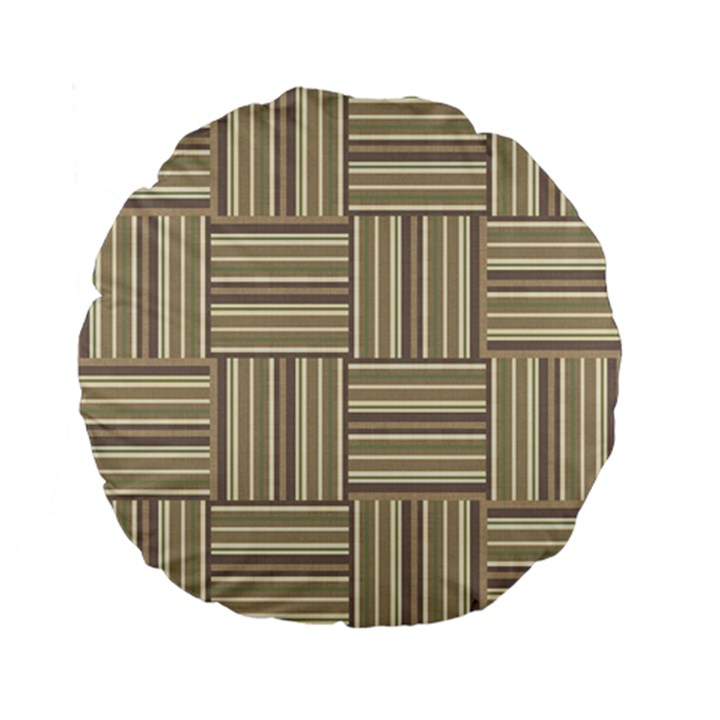 Pattern Standard 15  Premium Flano Round Cushions