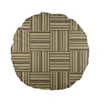 Pattern Standard 15  Premium Flano Round Cushions Back