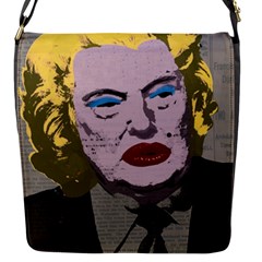 Happy Birthday Mr  President  Flap Messenger Bag (s) by Valentinaart