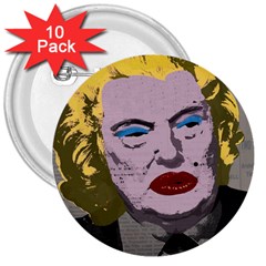 Happy Birthday Mr  President  3  Buttons (10 Pack) 