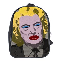 Happy Birthday Mr  President  School Bags(large)  by Valentinaart