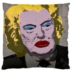 Happy Birthday Mr  President  Large Cushion Case (one Side) by Valentinaart