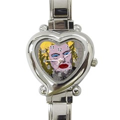 Happy Birthday Mr  President  Heart Italian Charm Watch by Valentinaart