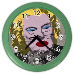 Happy Birthday Mr  President  Color Wall Clocks