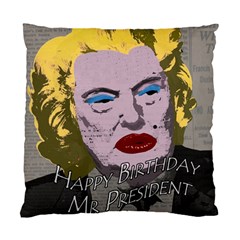 Happy Birthday Mr  President  Standard Cushion Case (two Sides) by Valentinaart