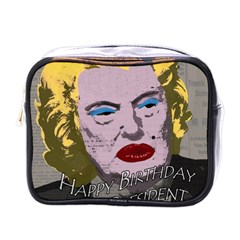 Happy Birthday Mr  President  Mini Toiletries Bags by Valentinaart