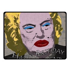 Happy Birthday Mr  President  Fleece Blanket (small) by Valentinaart