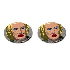 Happy Birthday Mr  President  Cufflinks (oval) by Valentinaart