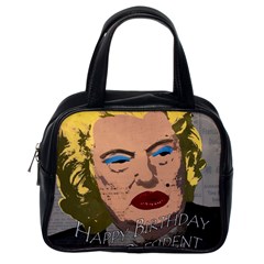 Happy Birthday Mr  President  Classic Handbags (one Side) by Valentinaart