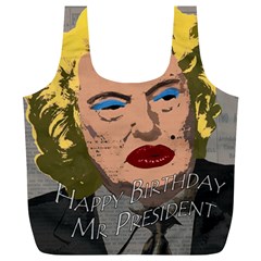 Happy Birthday Mr  President  Full Print Recycle Bags (l)  by Valentinaart