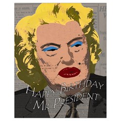 Happy Birthday Mr  President  Drawstring Bag (small) by Valentinaart