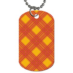 Pattern Dog Tag (one Side) by Valentinaart