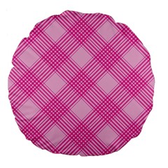 Pattern Large 18  Premium Flano Round Cushions