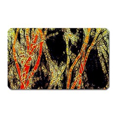 Artistic Effect Fractal Forest Background Magnet (rectangular) by Simbadda