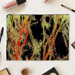 Artistic Effect Fractal Forest Background Cosmetic Bag (xl) by Simbadda