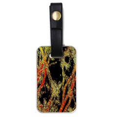 Artistic Effect Fractal Forest Background Luggage Tags (one Side)  by Simbadda