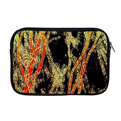 Artistic Effect Fractal Forest Background Apple Macbook Pro 17  Zipper Case by Simbadda