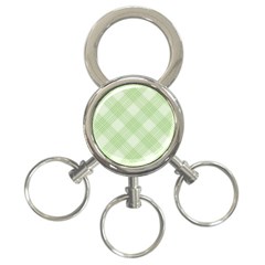 Pattern 3-Ring Key Chains