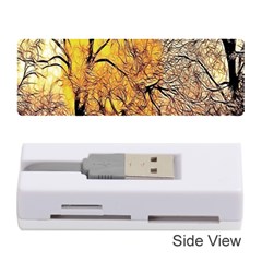 Summer Sun Set Fractal Forest Background Memory Card Reader (stick)  by Simbadda