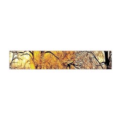 Summer Sun Set Fractal Forest Background Flano Scarf (mini) by Simbadda