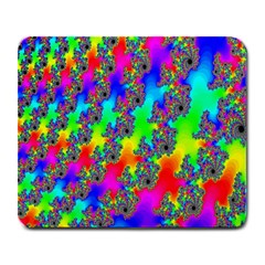 Digital Rainbow Fractal Large Mousepads by Simbadda