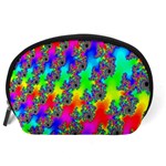 Digital Rainbow Fractal Accessory Pouches (Large)  Back