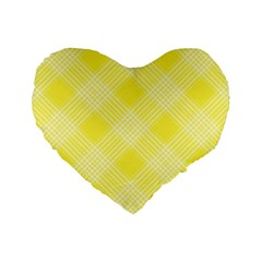 Pattern Standard 16  Premium Flano Heart Shape Cushions by Valentinaart