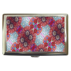 Floral Flower Wallpaper Created From Coloring Book Colorful Background Cigarette Money Cases by Simbadda