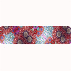 Floral Flower Wallpaper Created From Coloring Book Colorful Background Large Bar Mats by Simbadda