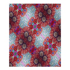 Floral Flower Wallpaper Created From Coloring Book Colorful Background Shower Curtain 60  X 72  (medium)  by Simbadda