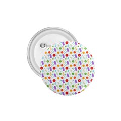 Decorative Spring Flower Pattern 1 75  Buttons by TastefulDesigns