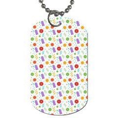 Decorative Spring Flower Pattern Dog Tag (one Side) by TastefulDesigns