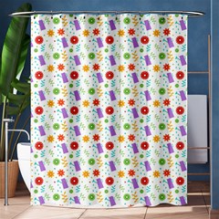 Decorative Spring Flower Pattern Shower Curtain 60  X 72  (medium)  by TastefulDesigns