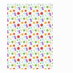 Decorative Spring Flower Pattern Small Garden Flag (two Sides) by TastefulDesigns