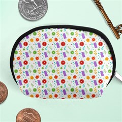 Decorative Spring Flower Pattern Accessory Pouches (medium)  by TastefulDesigns