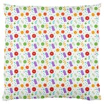 Decorative Spring Flower Pattern Standard Flano Cushion Case (One Side) Front