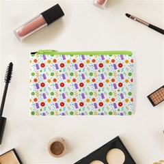 Decorative Spring Flower Pattern Cosmetic Bag (xs) by TastefulDesigns