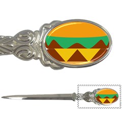 Hamburger Bread Food Cheese Letter Openers by Simbadda