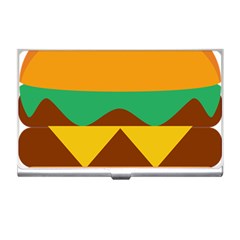 Hamburger Bread Food Cheese Business Card Holders by Simbadda