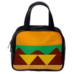 Hamburger Bread Food Cheese Classic Handbags (One Side) Front