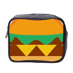 Hamburger Bread Food Cheese Mini Toiletries Bag 2-side