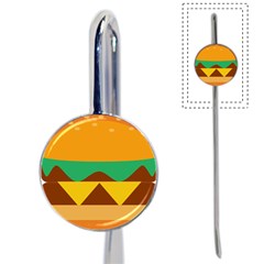 Hamburger Bread Food Cheese Book Mark by Simbadda